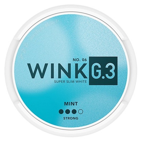 G.3 Wink Mint Superslim Strong White