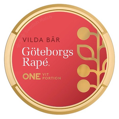 Göteborgs Rapé Vilda Bär One White