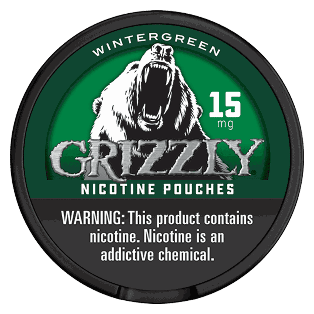 Grizzly Wintergreen 15 mg