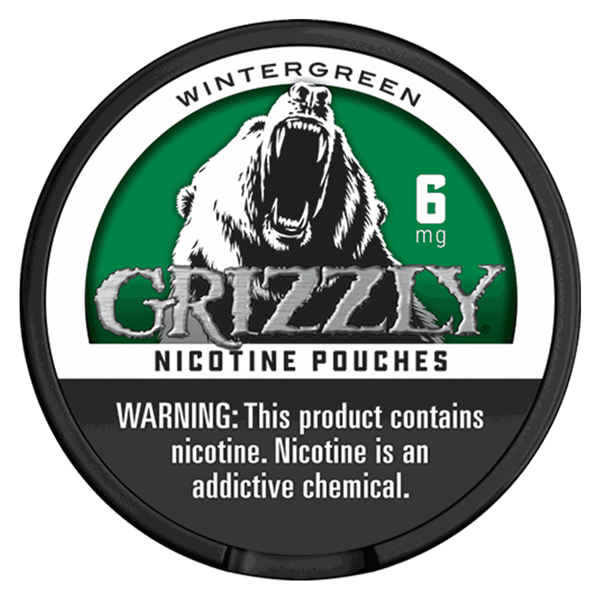 Grizzly Wintergreen 6 mg