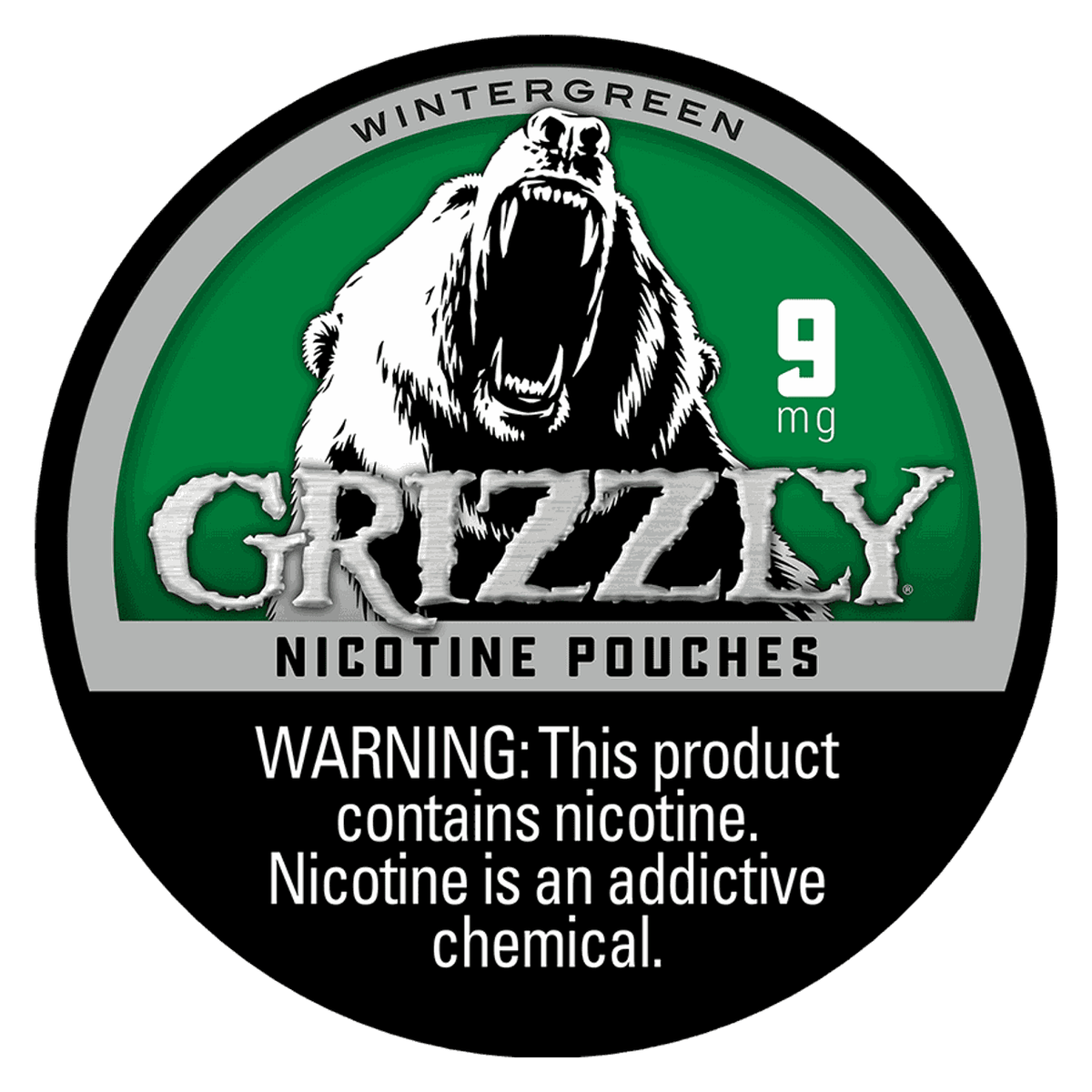 Grizzly Wintergreen 9 mg