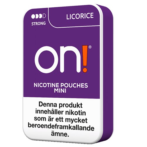 On! Licorice Extra Strong Mini