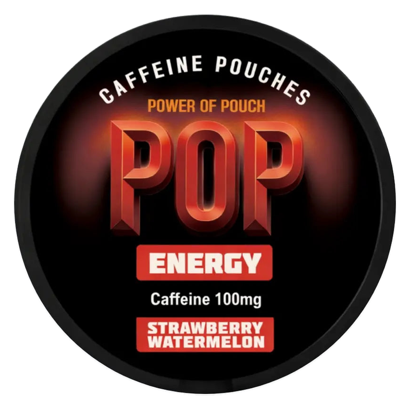 POP Strawberry Watermelon Caffeine Pouches