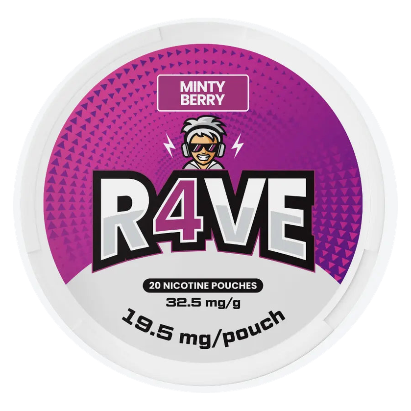 R4VE Minty Berry 20 mg