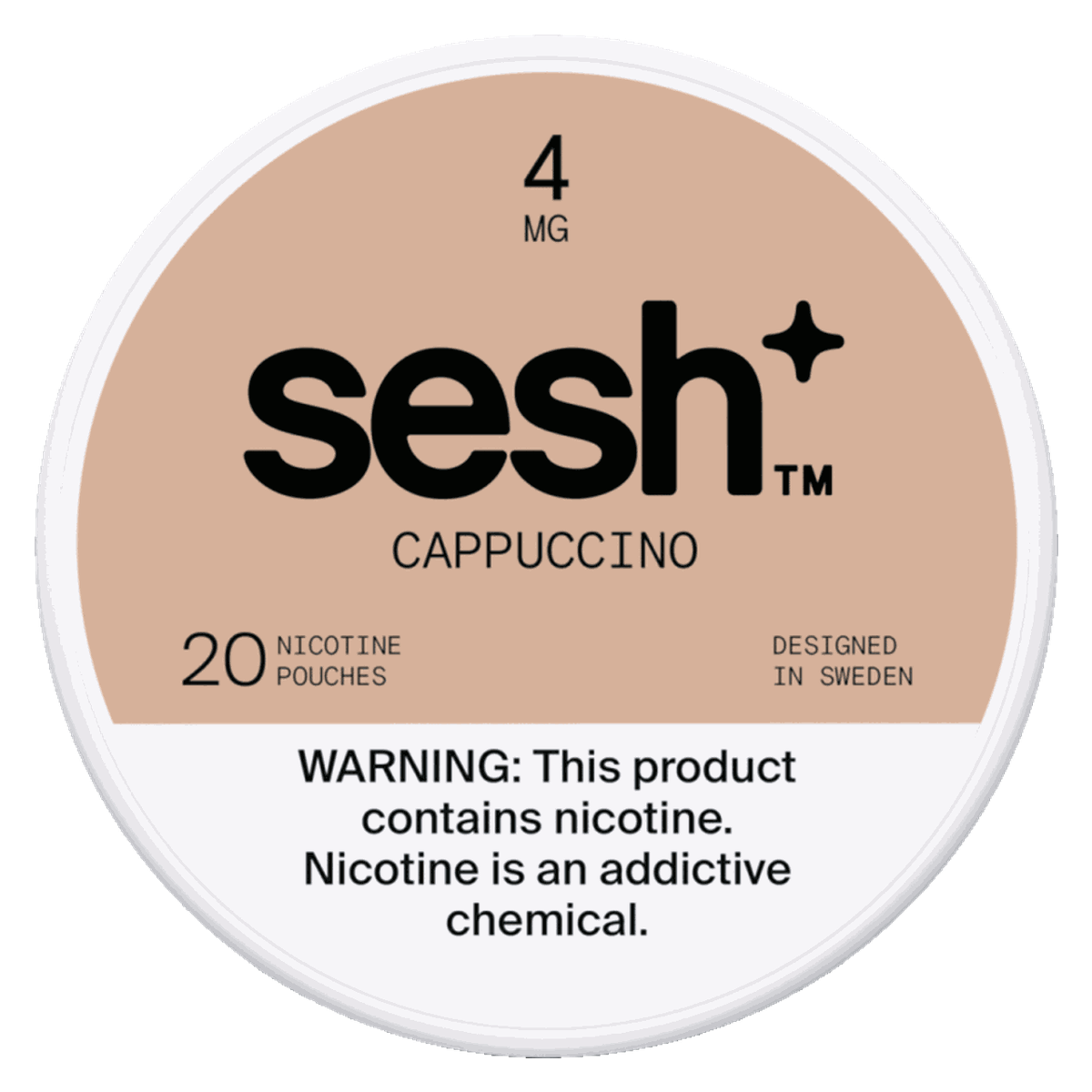 Sesh+ Cappuccino 4 mg