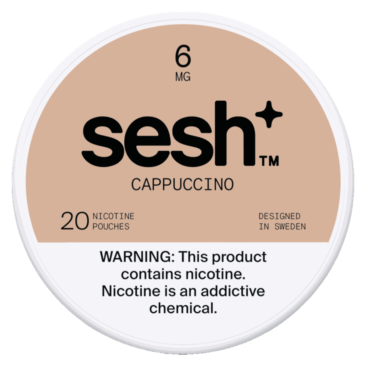 Sesh+ Cappuccino 6 mg