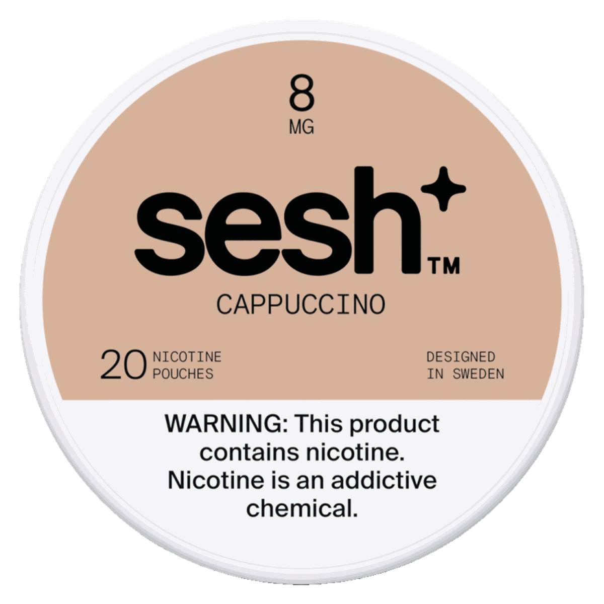 Sesh+ Cappuccino 8 mg