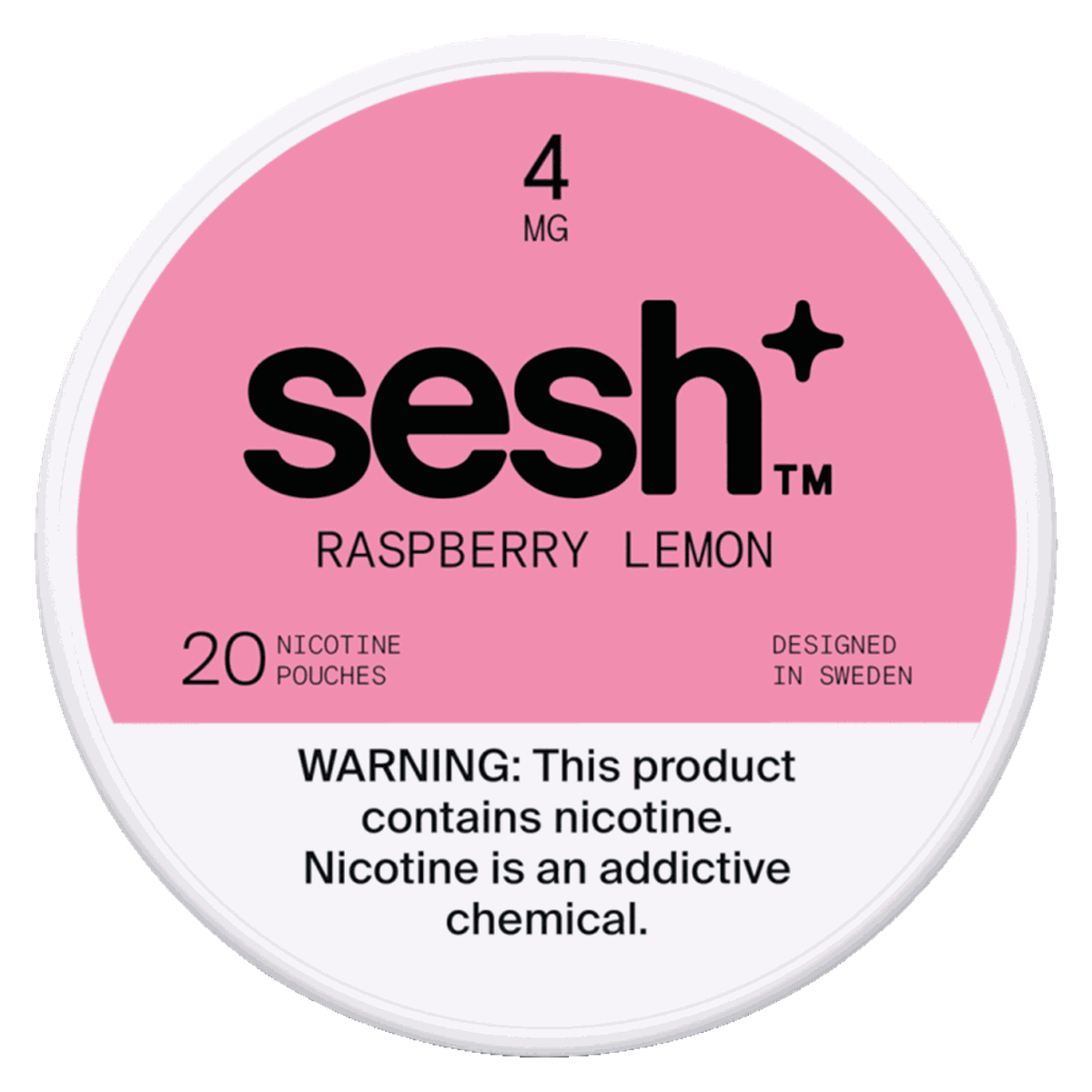 Sesh+ Raspberry Lemon 4 mg