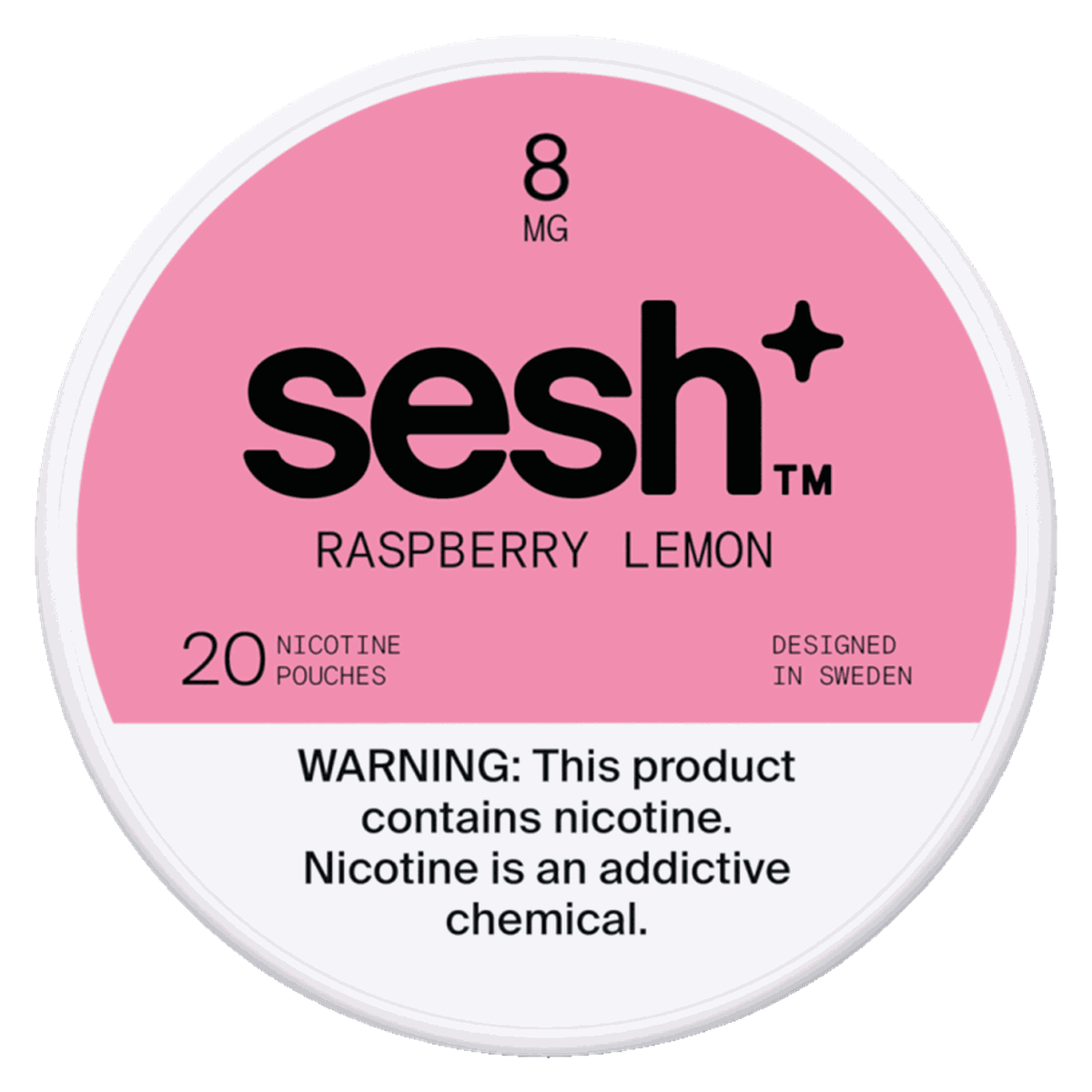 Sesh+ Raspberry Lemon 8 mg