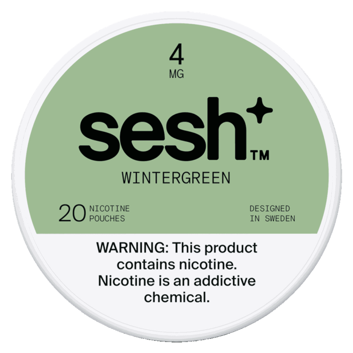 Sesh+ Wintergreen 4 mg