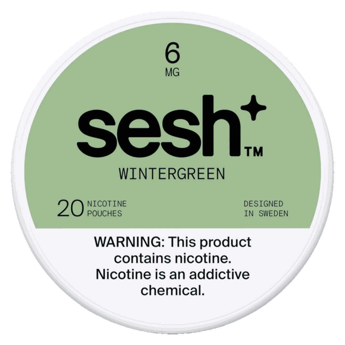 Sesh+ Wintergreen 6 mg