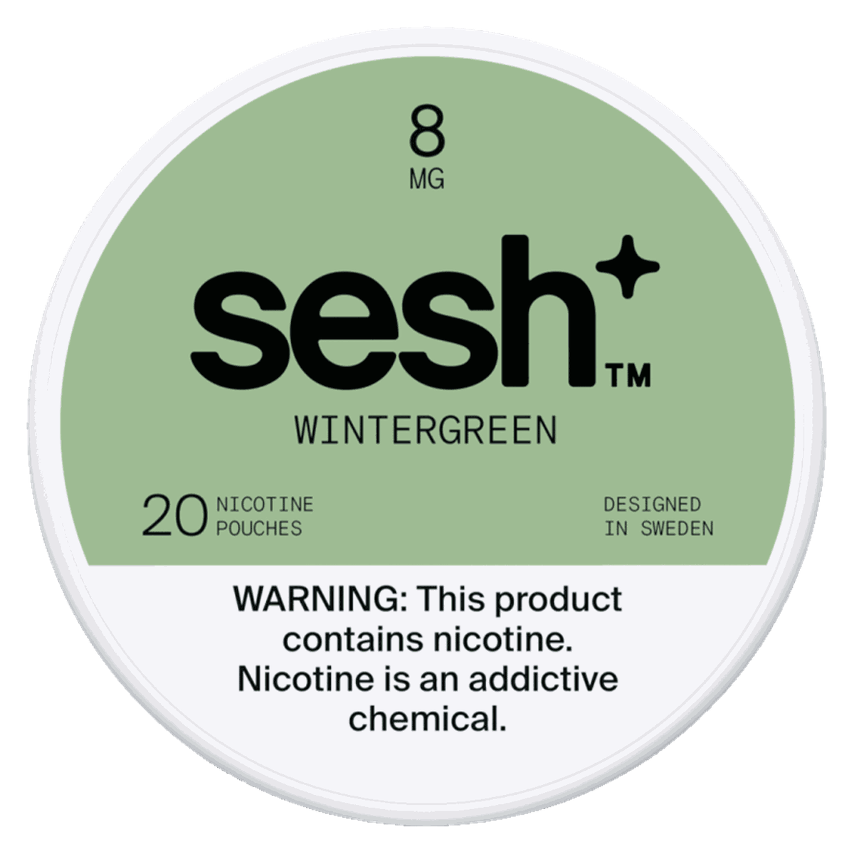 Sesh+ Wintergreen 8 mg
