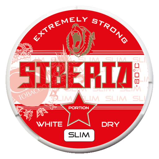 Siberia -80°C Extremely Strong White Dry Slim Portion