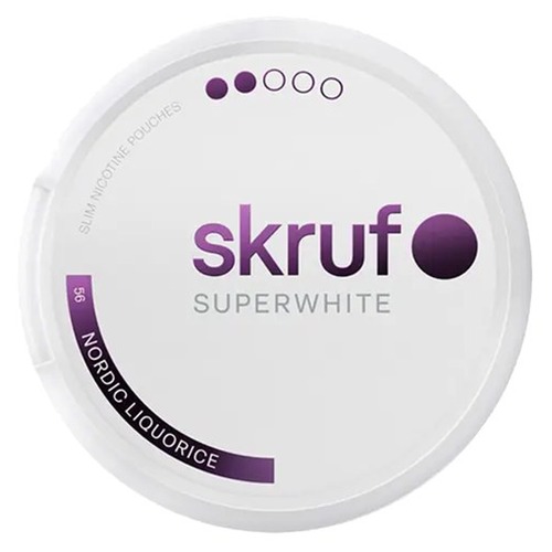 Skruf Super White No. 56 Nordic Liquorice