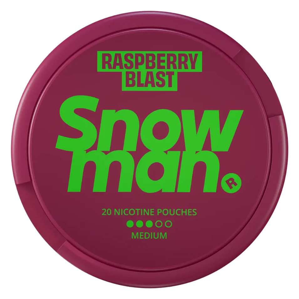 SNOWMAN Raspberry Blast 9 mg